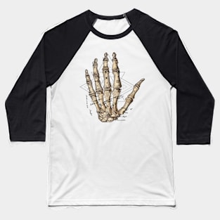 Skull Palmistry Baseball T-Shirt